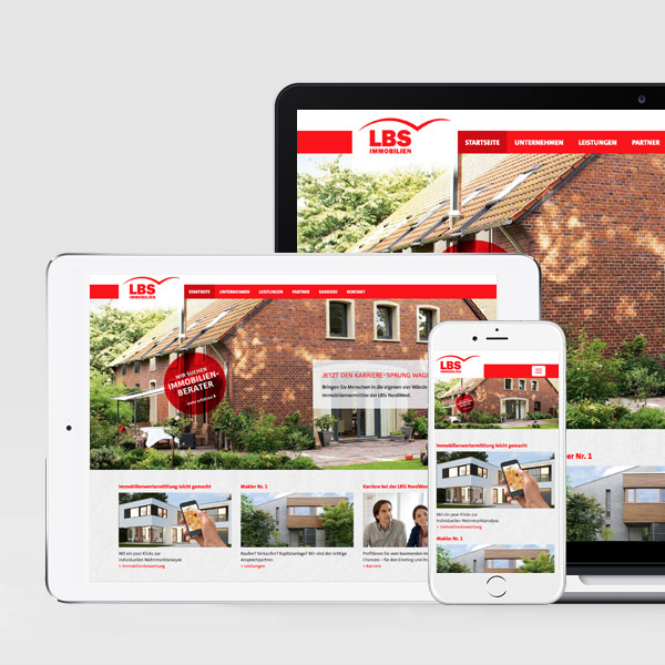 Webdesign LBS Immobilien GmbH Nordwest