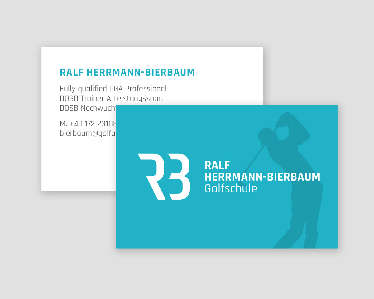 Visitenkarte Ralf Herrmann-Bierbaum Golfschule Visitenkarte Ralf Herrmann-Bierbaum Golfschule