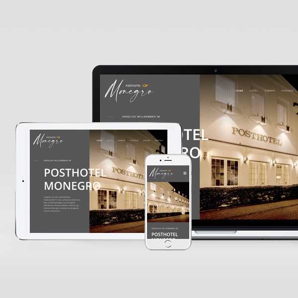 Posthotel Monegro Website